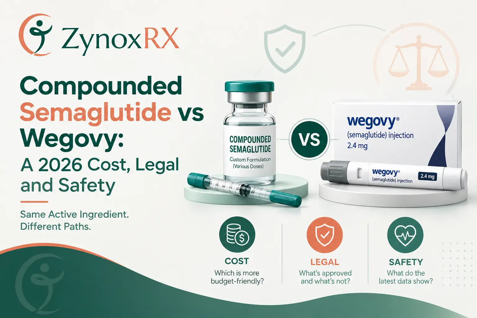 Compounded Semaglutide vs Wegovy. What Actually Changed Price, Legality & Dosing in 2026